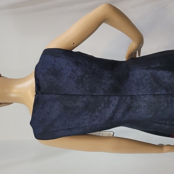 𝅺B. Michael America Jacquard Sheath Cocktail or Holiday Dress - Picture 5 of 14